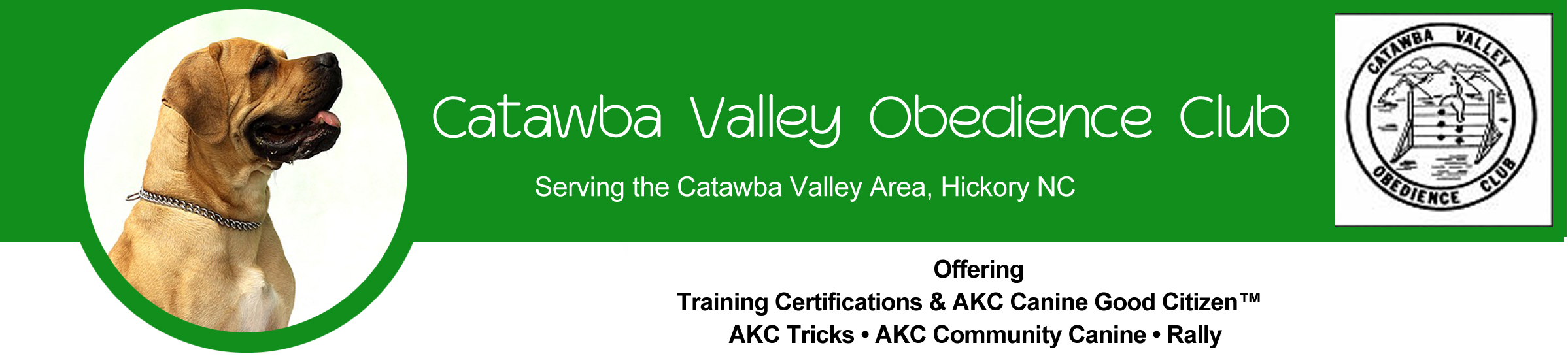 Catawba Valley Obedience Club, Hickory NC